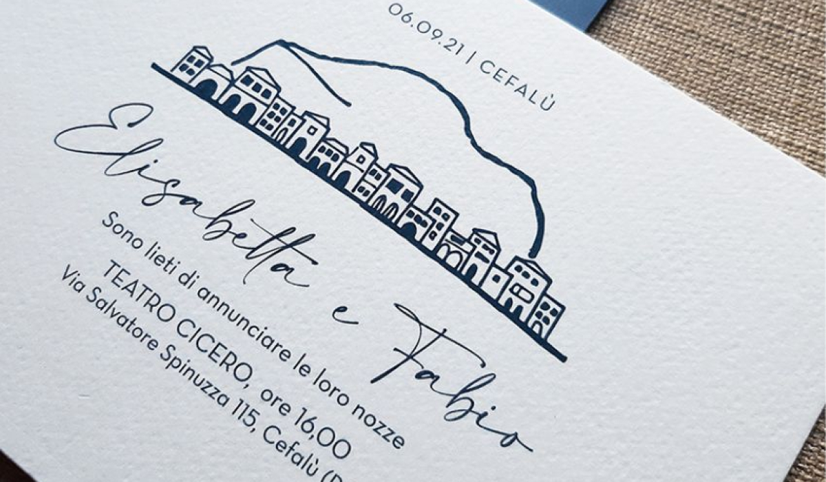 partecipazione matrimonio fatto a mano